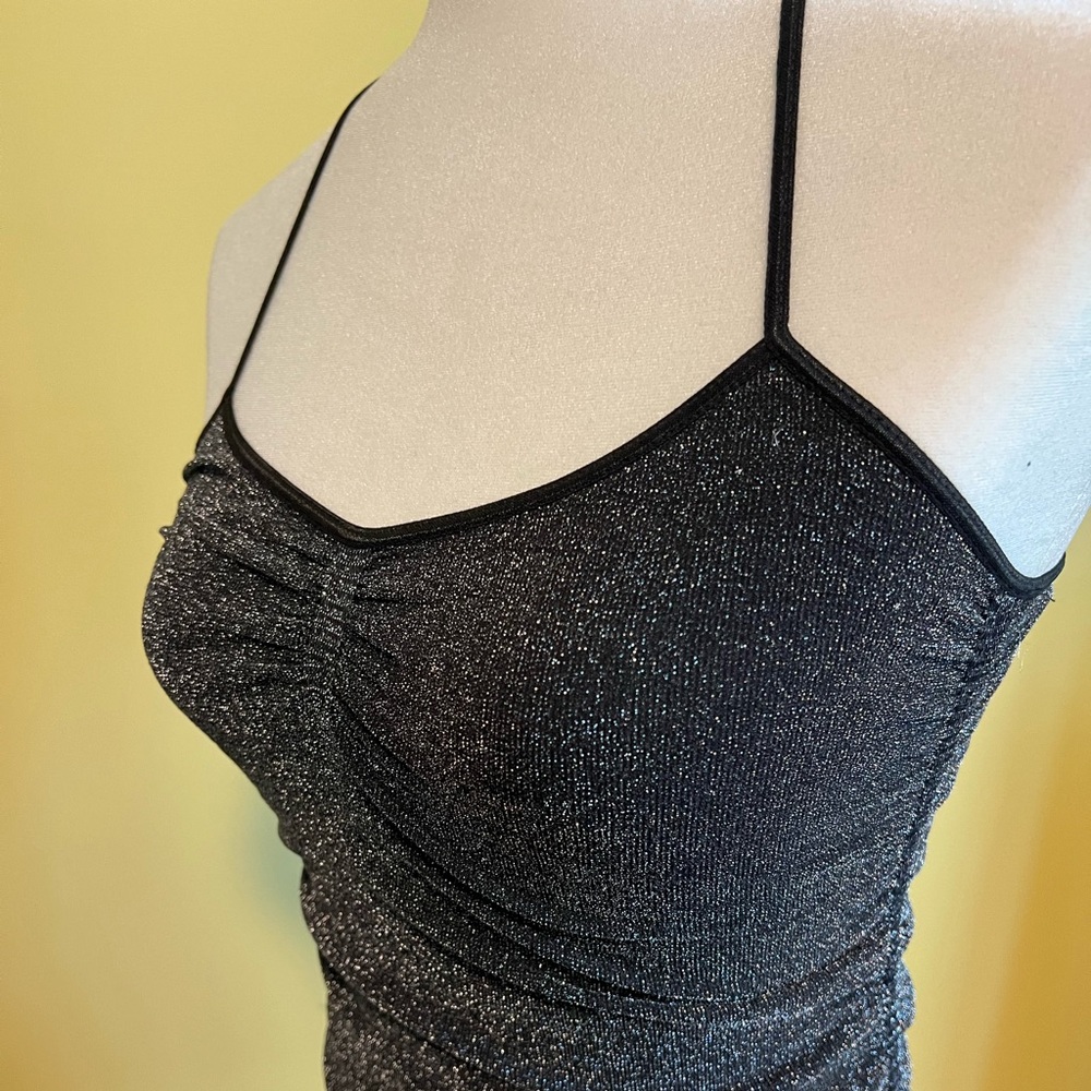 Guess Jeans Authentic - sparkly vintage halter top
